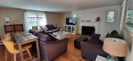 Dennis Cape Cod vacation rental - Newly painted and furnished large family room