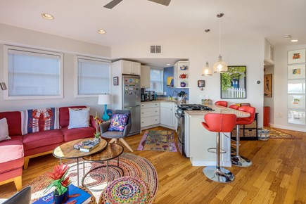 Provincetown Cape Cod vacation rental - kitchen/Living room area