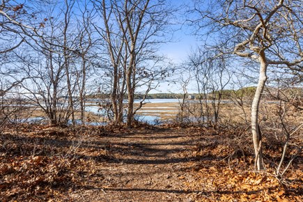 Wellfleet Cape Cod vacation rental - Path to marsh. Launch kayaks at high tide and explore