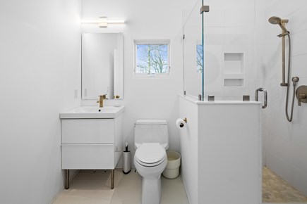 Wellfleet Cape Cod vacation rental - Ensuite bathroom with stand-up shower off primary bedroom