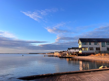 Provincetown Cape Cod vacation rental - View of Harbor Beach looking toward jetty and walk to Long Point.