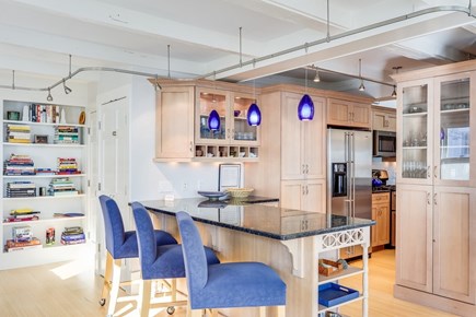 Provincetown Cape Cod vacation rental - Additional seating and kitchen