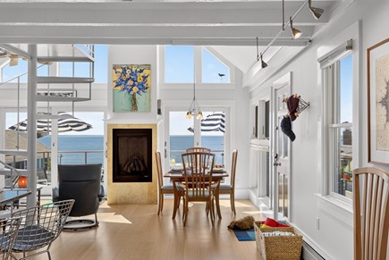 Provincetown Cape Cod vacation rental - Dining Space Overlooking the Bay