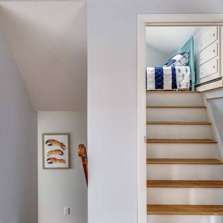 Chatham Cape Cod vacation rental - Stairway to twin bedroom