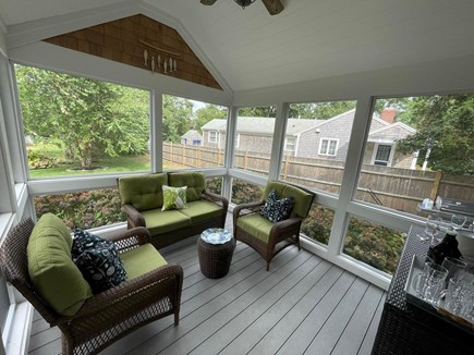 Dennis Cape Cod vacation rental - Comfortable screened porch