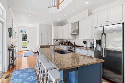 South Orleans Cape Cod vacation rental - Wonderful kitchen with high end appliances and seating at the island