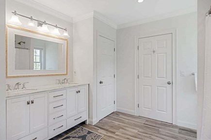 South Orleans Cape Cod vacation rental - Here is the bath room for guest bedroom #1 plus the loft space.
