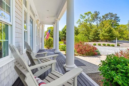 South Orleans Cape Cod vacation rental - Enjoy your morning coffee on the front deck.