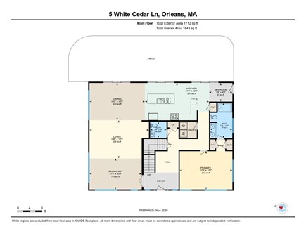 South Orleans Cape Cod vacation rental - First Floor floor plan