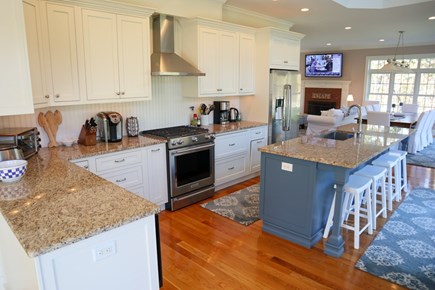 South Orleans Cape Cod vacation rental - From kitchen, looking back to the dining room and living room