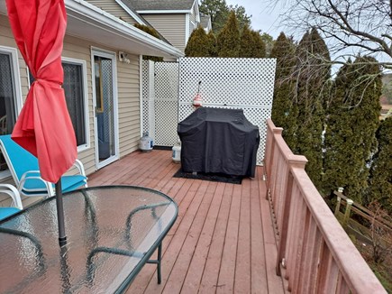 Wareham MA vacation rental - Deck with gas grill
