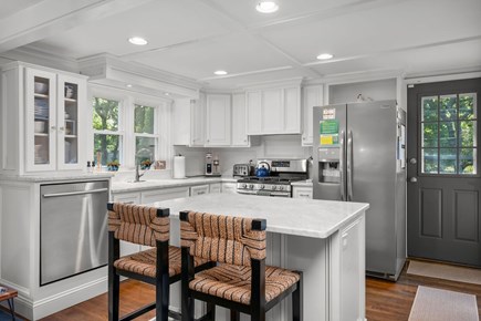 Harwich Cape Cod vacation rental - Spacious kitchen with additional seating at island