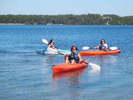 Harwich Cape Cod vacation rental - Long Pond is great for kayaking and swimming- Deeded access from the house allows for a very short walk -