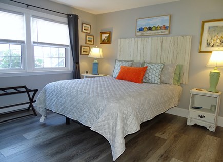 Provincetown Cape Cod vacation rental - Bedroom 1 - Queen bed, with TV, split unit w/ heat and AC