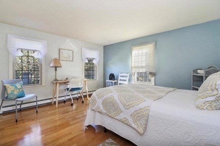 Yarmouth Cape Cod vacation rental - First floor bedroom, complete with queen bed and desk for WFH
