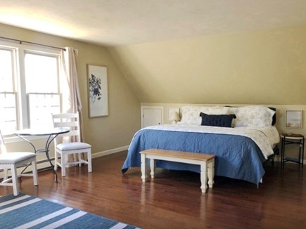 Yarmouth Cape Cod vacation rental - Upstairs primary king bedroom and sitting area also great for WFH