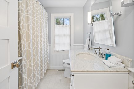Eastham Cape Cod vacation rental - Updated full bathroom on main floor with tub/shower combo