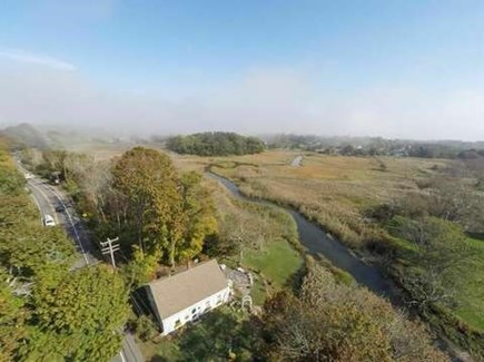 Sandwich Cape Cod vacation rental - Aerial view of Sea-Renity and Mill Creek