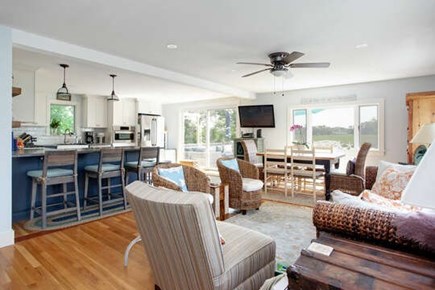 Sandwich Cape Cod vacation rental - Open floor layout for living room & kitchen