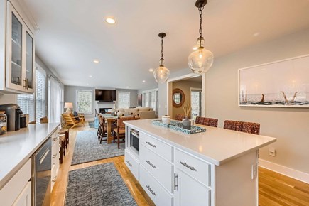 Chatham Cape Cod vacation rental - Overview of kitchen, dining and family room