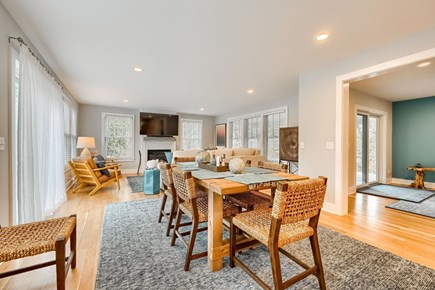 Chatham Cape Cod vacation rental - Dining room to family room