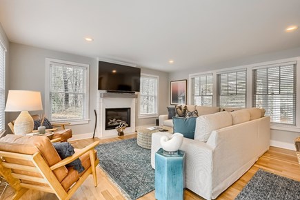 Chatham Cape Cod vacation rental - Large sectional and flat screen tv