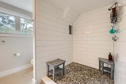 Chatham Cape Cod vacation rental - Bathroom 3 Large shower ensuite to bedroom 3