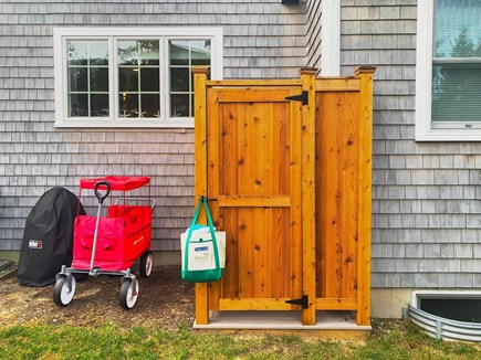 Chatham Cape Cod vacation rental - Out door shower and beach buggy