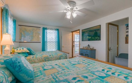 Sandwich Cape Cod vacation rental - Bedroom 1- Queen & Full w/ 55