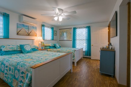 Sandwich Cape Cod vacation rental - Bedroom 1- Queen & Full w/ 55