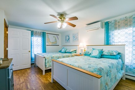 Sandwich Cape Cod vacation rental - Bedroom 2- Queen & Full w/ 55