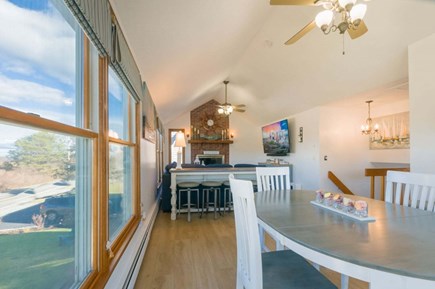 Sandwich Cape Cod vacation rental - Dining area and living room- 72 Town Neck Road Town Neck Beach Escape