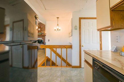 Sandwich Cape Cod vacation rental - Kitchen looking toward living room- 72 Town Neck Road Town Neck Beach Escape