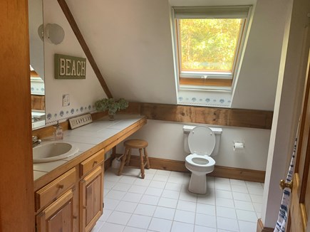 Brewster Cape Cod vacation rental - 2nd Floor Bathroom Tub with Shower