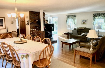 Eastham Cape Cod vacation rental - Dining Room into Living Room