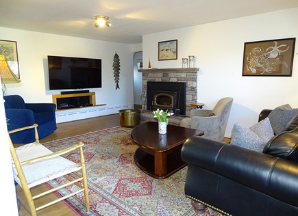 Bourne, Cataumet Cape Cod vacation rental - Living room with flat screen TV