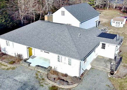 Bourne, Cataumet Cape Cod vacation rental - Birdseye view before the blooms..
