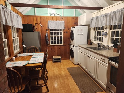 Dennisport Cape Cod vacation rental - Kitchen with new Washer/Dryer