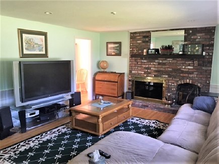 Yarmouth Cape Cod vacation rental - Large Living room with fireplace
