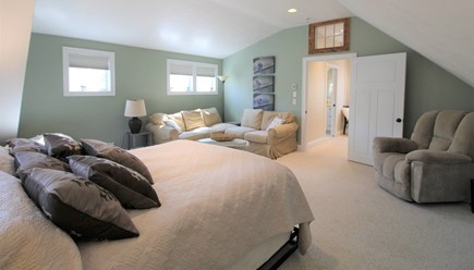 Harwich Cape Cod vacation rental - bedroom with cozy sitting space