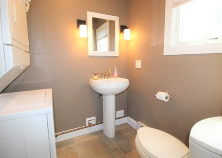 Harwich Cape Cod vacation rental - First floor 1/2 bathe with washer/dryer
