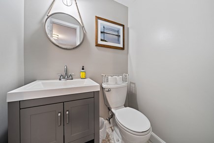 Mashpee Cape Cod vacation rental - HALF bath - attached to queen bedroom - fully updated