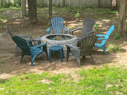 Eastham Cape Cod vacation rental - Backyard fire pit