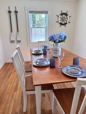Chatham Cape Cod vacation rental - Dining area with bench