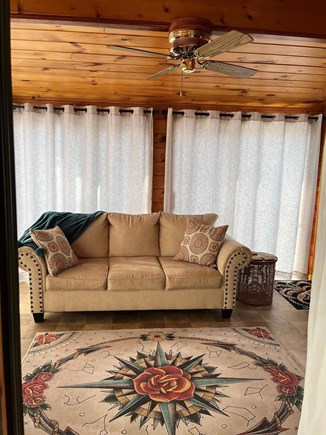 West Yarmouth Cape Cod vacation rental - 4 slider fully furnished Sunroom