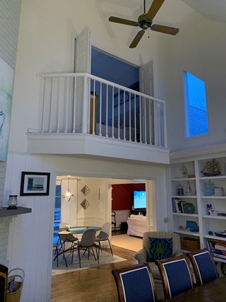 Sandwich Cape Cod vacation rental - View of the dining room and master balcony