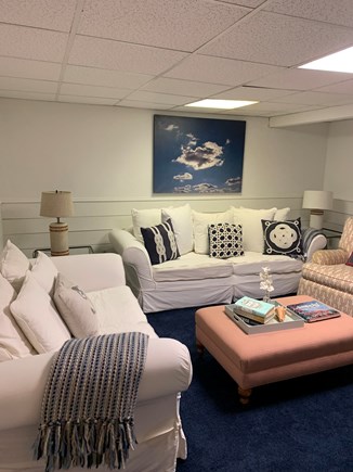 Sandwich Cape Cod vacation rental - Basement living room