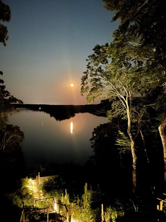 Sandwich Cape Cod vacation rental - Moon over lake