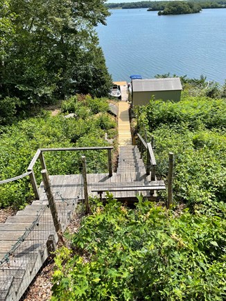 Sandwich Cape Cod vacation rental - Walk way to private dock