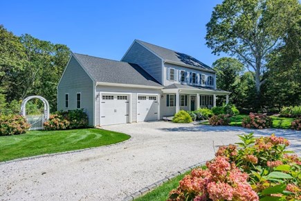 Harwichport Cape Cod vacation rental - Exterior with blooming hydrangeas
